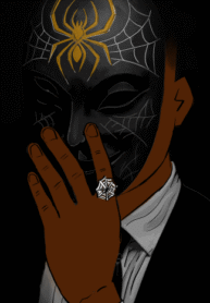 THE ANANSE (SCROLL, MASK OF ANANSE)- AFROME2